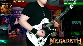 Megadeth - Soldier On! Guitar Cover (First Playthrough)