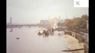 1950s Fleet Street, London, Colour Footage