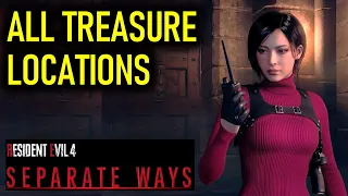 All Treasures Locations | Separate Ways | Resident Evil 4 DLC (RE4 Collectibles)