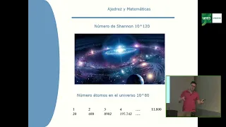 Conferencia de José Cuenca "Ajedrez y matemáticas" en la UNED de Barbastro