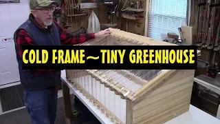 Awesome Cold Frame ~Tiny Greenhouse~ DIY