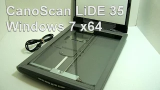 Canon CanoScan LiDE 35 driver for 64-bit Windows (Eng Subs)