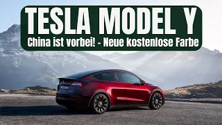 Teslas Model Y - China ist Geschichte - Neue kostenlose Farbe - Model 3 Restposten