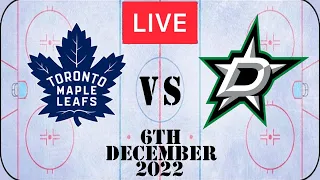 NHL 🔴Full Game Live🔴 Toronto Maple Leafs vs Dallas Stars 6th December 2022 l Reaction + Kraken Game