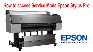 How to access Service Mode Epson Stylus Pro 7880 9880