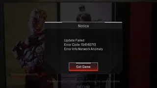 Update failed problem in apex legends solution