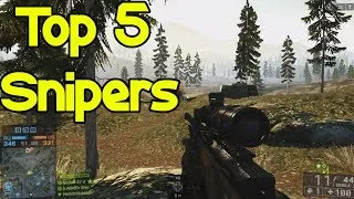 Top 5 Snipers Battlefield 4
