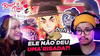 Reagimos a KIMETSU NO YAIBA E O CHURRAS NO TRÊM! kkkkkk