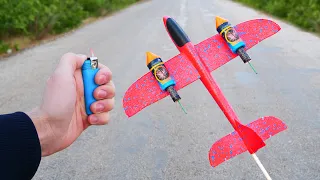 Experiment: Will the plane take off? Airplane and Rocket