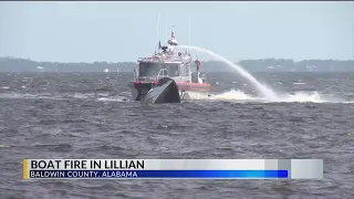 Lillian man rescued after boat catches fire on Perdido Bay