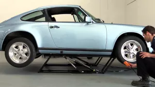 QuickJack Portable Car Lift Demo with a Porsche 911