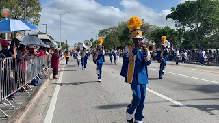 Miami Northwestern marching band performs during the Martin Luther King, Jr. parade in Liberty City