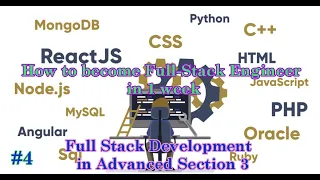 #4 How to become Full-Stack Software Engineer in 1 Week | Tutorial Series | Advanced Section 3/4