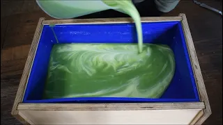 Lemon Verbena Cold Process Soap Making