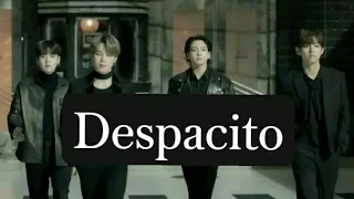 bts sing despacito.  bts x despacito (suga.jk.v.jimin) #music #edit #song #bts #kpop #despacito