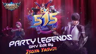 Mobile Legends 515 eParty Legends GMV Edit (My MGL Video Creation Contest Participation/Submission!)