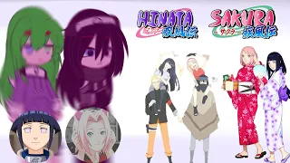 Team 7(Naomi)+ Emily+ Sakura & Hinata(ori)react Sakura&Hinata+Sasusaku&Naruhina (sorry for Naomi oc)