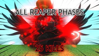 All REAPER Phases | Slap Battles: Extension