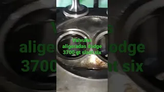 válvulas aligeradas para competir Dodge 3700 GT slant six