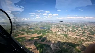 Merzifon’daki 5. Ana Jet Üs Komutanlığına bağlı 151'inci “Tunç Filo”, Karadeniz semalarını koruyor