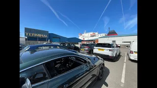 Ford Mustang Bullitt boards the Steam Packet ferry to the Isle of Man