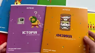 Набір предметних зошитів Kite Pixel K21-240-09-16, 48 аркушів, клітинка