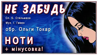 «Не забудь»: пісня про кохання та розлуку (ноти та мінусовка)