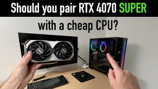 Does i5 14400F bottleneck RTX 4070 SUPER?