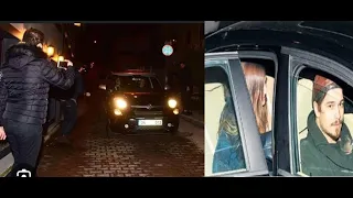 Çağatay Ulusoy escaped through the back door when he was seen with Hazal Kaya the night before.