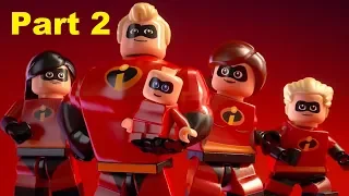 Lego The Incredibles - Gameplay walkthrough part 2 - Hover Train Hijinx! (No Commentary)