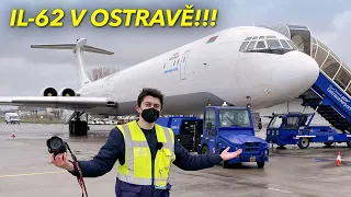 Ilyushin IL-62MGr v Ostravě. Letadlo, které by v roce 2021 už nemělo létat?