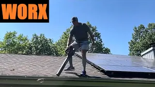 Epic Spring clean up with WORX battery powered yard tools!