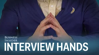 What to do with your hands during a job interview