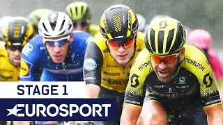 BinckBank Tour 2018 | Stage 1 Finish Highlights | Cycling | Eurosport