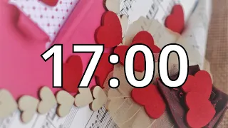 17 Minutes Timer with Music | Valentine's Day Timer