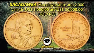 1 DÓLAR SACAGAWEA 2000  P  VARIANTE VALIOSA