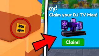 NO WAY! 😱 Use THIS CODE To Get DJ TV MAN! 🔥🥳 | Toilet Tower Defense Roblox