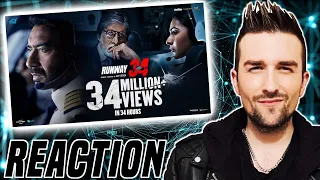 Runway 34 | Official Trailer | Amitabh Bachchan, Ajay Devgn, Rakul Preet | 29th April 2022 REACTION