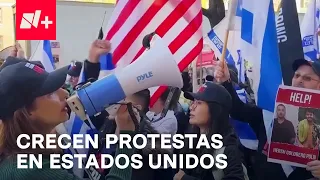 Crecen las protestas en universidades de Estados Unidos contra la ofensiva Israelí en Gaza