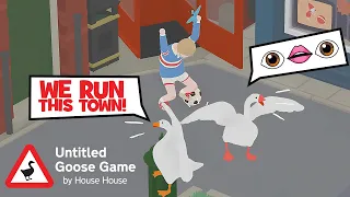 Crazy Husband & Wife Take Over A Town As Geese! Untitled Goose Game