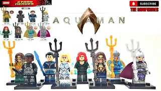 Lego Aquaman Movie (2008) Lego Set Unofficial Minifigures by XINH X0237 Brand || Aquaman Lego Set