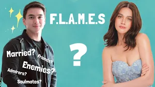 FLAMES Result of former couple BEA ALONZO and DOMINIC ROQUE | let's play pinoy