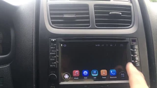 Removal multimedia radio Kia Sportage 2009  OCTO Core Android 7.0 + parking camera