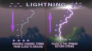 The Difference Between Positive and Negative Cloud to Ground Lightning