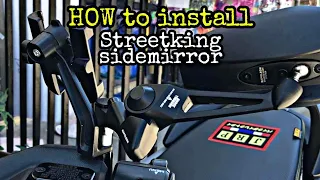 StreetKing Sidemirror installation ( How to install streetking sidemirror )