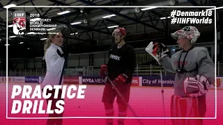 Denmark’s Lauridsen & Dahm Perfect Olga’s Skills on the Ice | #IIHFWorlds 2018