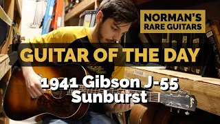 Guitar of the Day: 1941 Gibson J-55 Sunburst | Norman's Rare Guitars