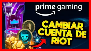 ✅COMO CAMBIAR CUENTA DE RIOT EN PRIME GAMING