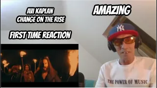 First Time Reaction To Avi Kaplan - Change on the Rise