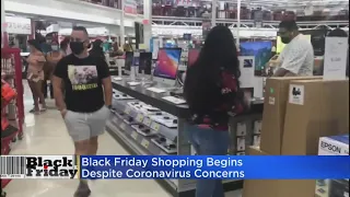 Black Friday Shoppers Out Early Despite Pandemic Concerns
